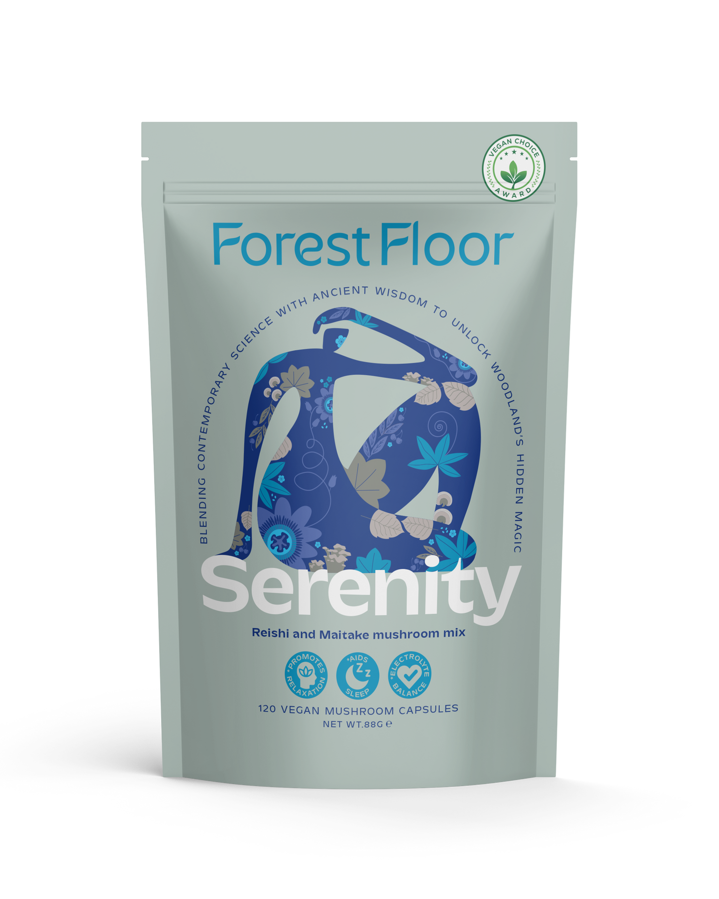 Serenity Reishi and Maitake Functional Mushroom Blend Capsules