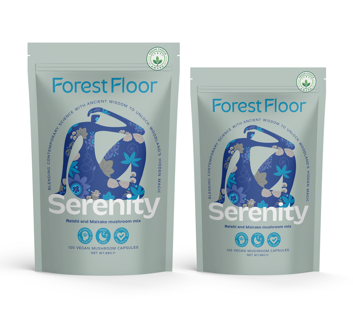 Serenity Reishi and Maitake Functional Mushroom Blend Capsules