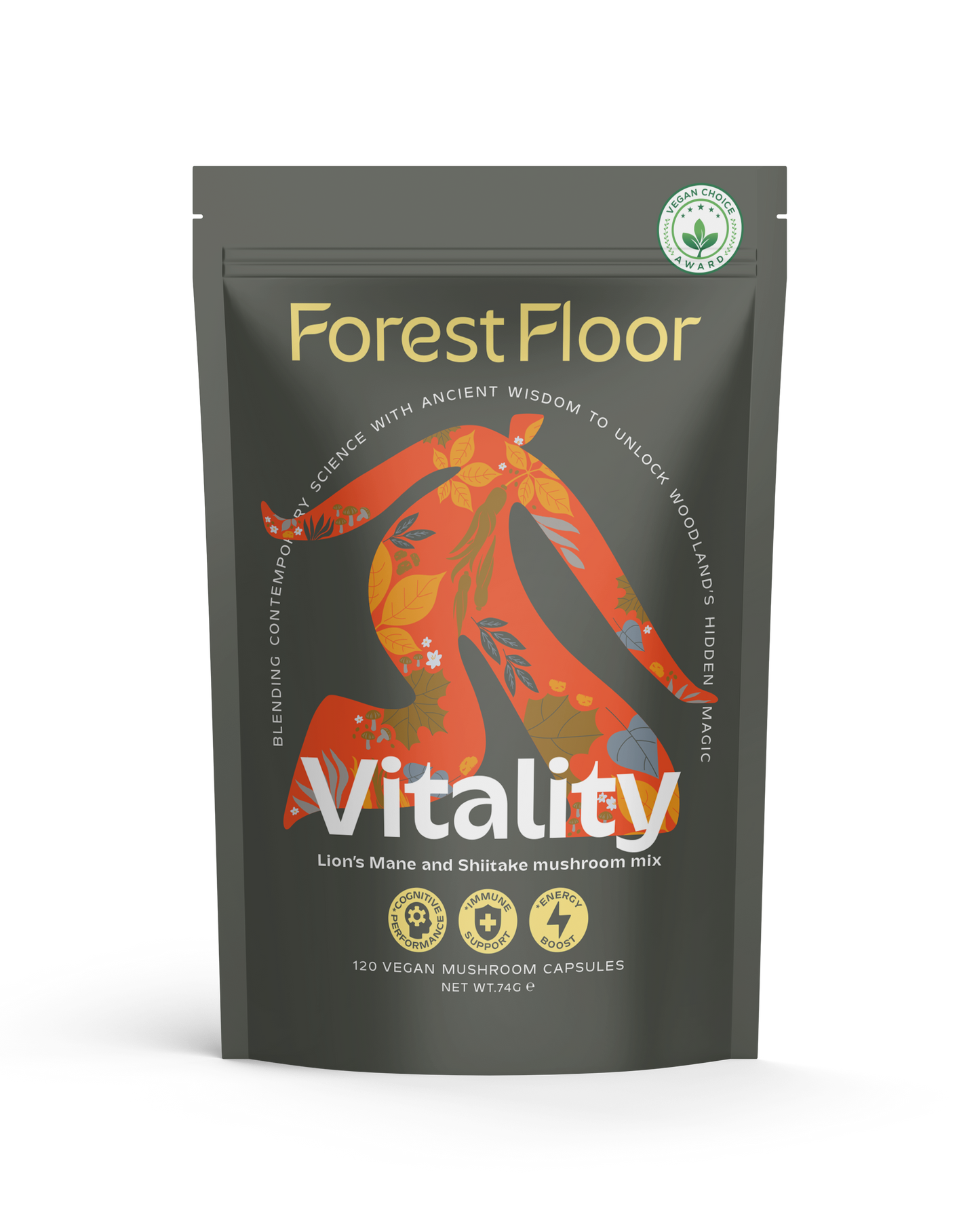 Vitality Lion’s Mane Functional Mushroom Blend - Capsules