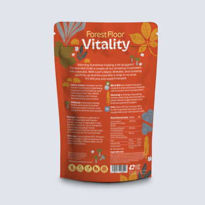 Vitality Lion’s Mane Functional Mushroom Blend - Capsules